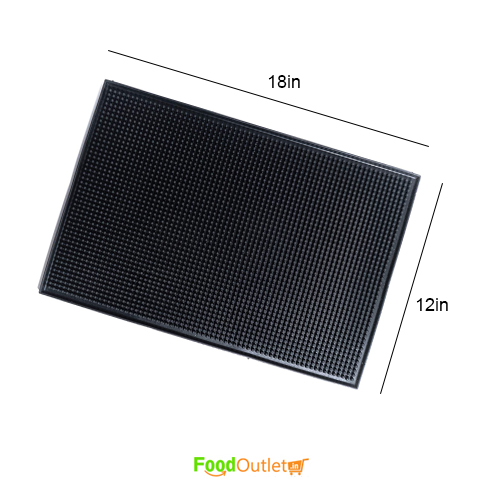 Premium Rubber Bar Mat 18X12, Service Mat, Countertop Mat, Spill Mat, Rubber  Mat