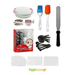 Decorating Kits with Cake Turntable, 12 Numbered Cake Decorating Tips,Measuring Cups & Spoon Set 8,1 Icing Spatula, 3 Icing Smoother, 1