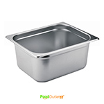 1/2 Stainless Steel GN Pan/ Gastronorm Pan  - Without Lid - All Depths/Heights - Heavy Duty