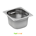 1/6 Stainless Steel GN Pan/ Gastronorm Pan  - Without Lid - All Depths/Heights - Heavy Duty