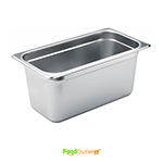 1/3 Stainless Steel GN Pan/ Gastronorm Pan - Without Lid - All Depths/Heights - Heavy Duty