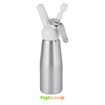 Whipped Cream Dispenser with 3 Decorating Nozzles & Cleaning Brush- 500ml (Colors May Vary)