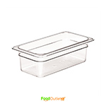 1/3 Transparent Polycarbonate GN Pan/ Gastronorm Pan - Without Lid - All Depths/Heights - Heavy Duty