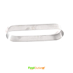 Steel 12'' Garlic Baguette Baking Ring for 300 G LOAF
