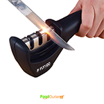 Manual Knife Sharpener 3 Stage Sharpening Tool for Ceramic Knife and Steel Knives