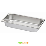 16.5/7.87 Stainless Steel GN Pan/ Gastronorm Pan - Without Lid - All Depths/Heights - Heavy Duty